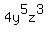 4y%5E5z%5E3