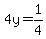 4y+=+1%2F4