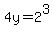 4y+=+2%5E3