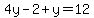 4y-2%2By=12