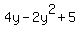 4y-2y%5E2%2B5