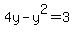 4y-y%5E2=3