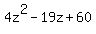 4z%5E2-19z%2B60