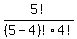 5%21%2F%285-4%29%214%21