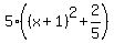 5%28%28x%2B1%29%5E2%2B2%2F5%29