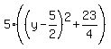 5%28%28y-5%2F2%29%5E2%2B23%2F4%29