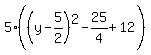 5%28%28y-5%2F2%29%5E2-25%2F4%2B12%29