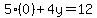 5%280%29%2B4y=12