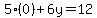 5%280%29%2B6y=12