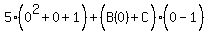 5%280%5E2%2B0%2B1%29%2B%28B%280%29%5E%22%22%2BC%29%280%5E%22%22-1%29