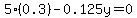 5%280.3%29-0.125y=0