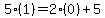 5%281%29=2%280%29%2B5