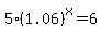 5%281.06%29%5Ex=6