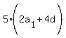 5%282a%5B1%5D%5E%22%22+%2B+4d%29