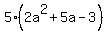 5%282a%5E2%2B5a-3%29