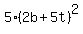 5%282b%2B5t%29%5E2