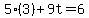 5%283%29%2B9t=6