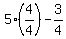 5%284%2F4%29-3%2F4