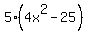 5%284x%5E2+-+25%29