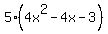 5%284x%5E2-4x-3%29