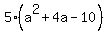 5%28a%5E2%2B4a-10%29
