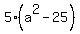 5%28a%5E2-25%29+