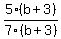 5%28b%2B3%29%2F7%28b%2B3%29
