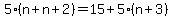 5%28n%2Bn%2B2%29=15%2B5%28n%2B3%29