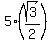 5%28sqrt%283%29%2F2%29