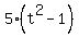 5%28t%5E2-1%29