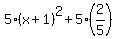 5%28x%2B1%29%5E2%2B5%282%2F5%29