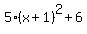 5%28x%2B1%29%5E2%2B6