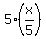 5%28x%2F5%29