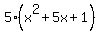 5%28x%5E2%2B5x%2B1%29