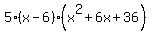 5%28x-6%29%28x%5E2%2B6x%2B36%29