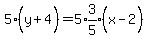 5%28y%2B4%5E%22%22%29=5%2Aexpr%283%2F5%29%28x-2%5E%22%22%29