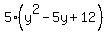 5%28y%5E2-5y%2B12%29
