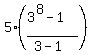 5%2A%28%283%5E8-1%29%2F%283-1%29%29