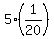5%2A%281%2F20%29