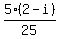 5%2A%282-i%29%2F25