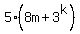 5%2A%288m+%2B+3%5Ek%29