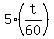 5%2A%28t%2F60%29