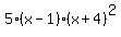 5%2A%28x-1%29%2A%28x%2B4%29%5E2