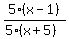 5%2A%28x-1%29%2F%285%28x%2B5%29%29