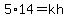 5%2A14=kh