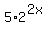 5%2A2%5E%282x%29