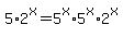 5%2A2%5Ex=5%5Ex%2A5%5Ex%2A2%5Ex