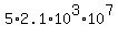 5%2A2.1%2A10%5E3%2A10%5E7
