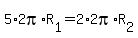 5%2A2pi%2AR%5B1%5D=2%2A2pi%2AR%5B2%5D