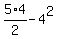 5%2A4%2F2-4%5E2